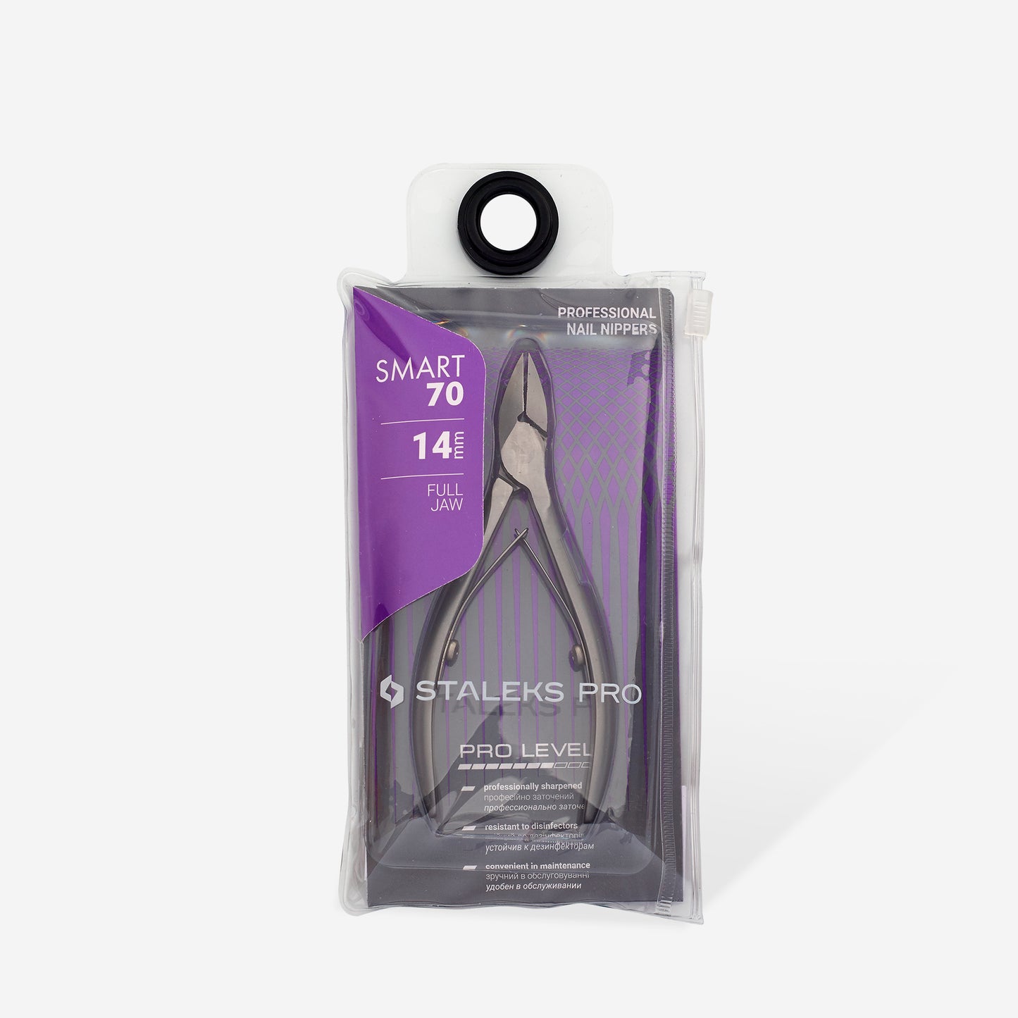 Professional NAIL nippers STALEKS SMART 70, 14 mm