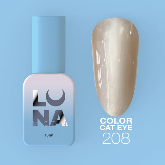 LUNAmoon Gel Polish Color #208 - Cat Eye, 13ml