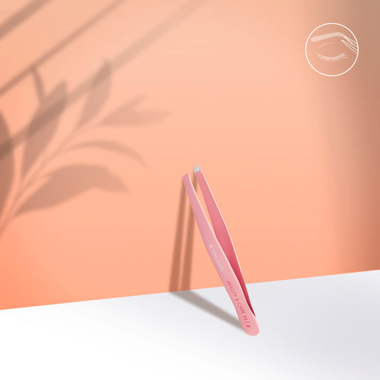 Eyebrow tweezers STALEKS BEAUTY & CARE 11 TYPE 3 (wide beveled)