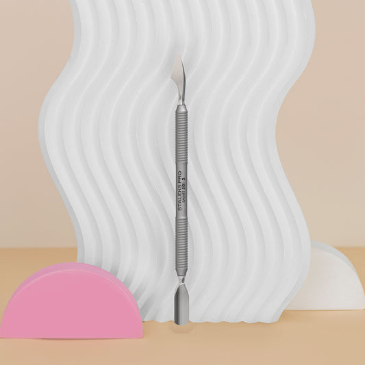Manicure pusher STALEKS SMART 50, TYPE 2 (rounded narrow pusher and cleaner)