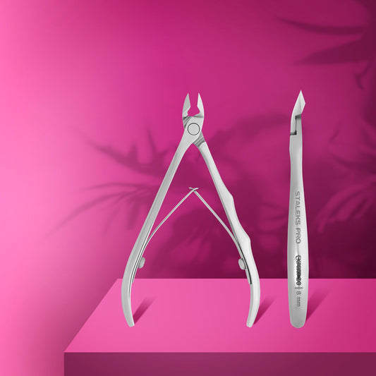 Professional cuticle nippers STALEKS EXPERT 20, 8 mm