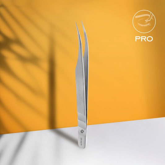 Professional eyelash tweezers STALEKS EXPERT 40 TYPE 11 (curved)