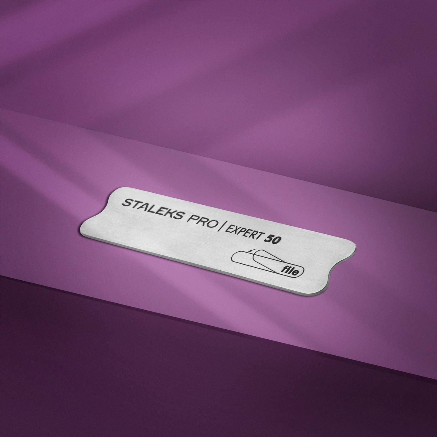 Short metal base for nail file STALEKS EXPERT 50