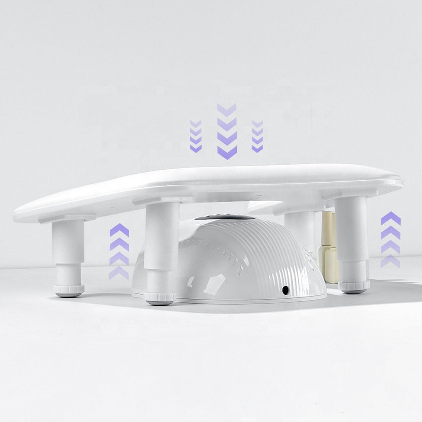 Adjustable U-Shaped Arm Rest - White
