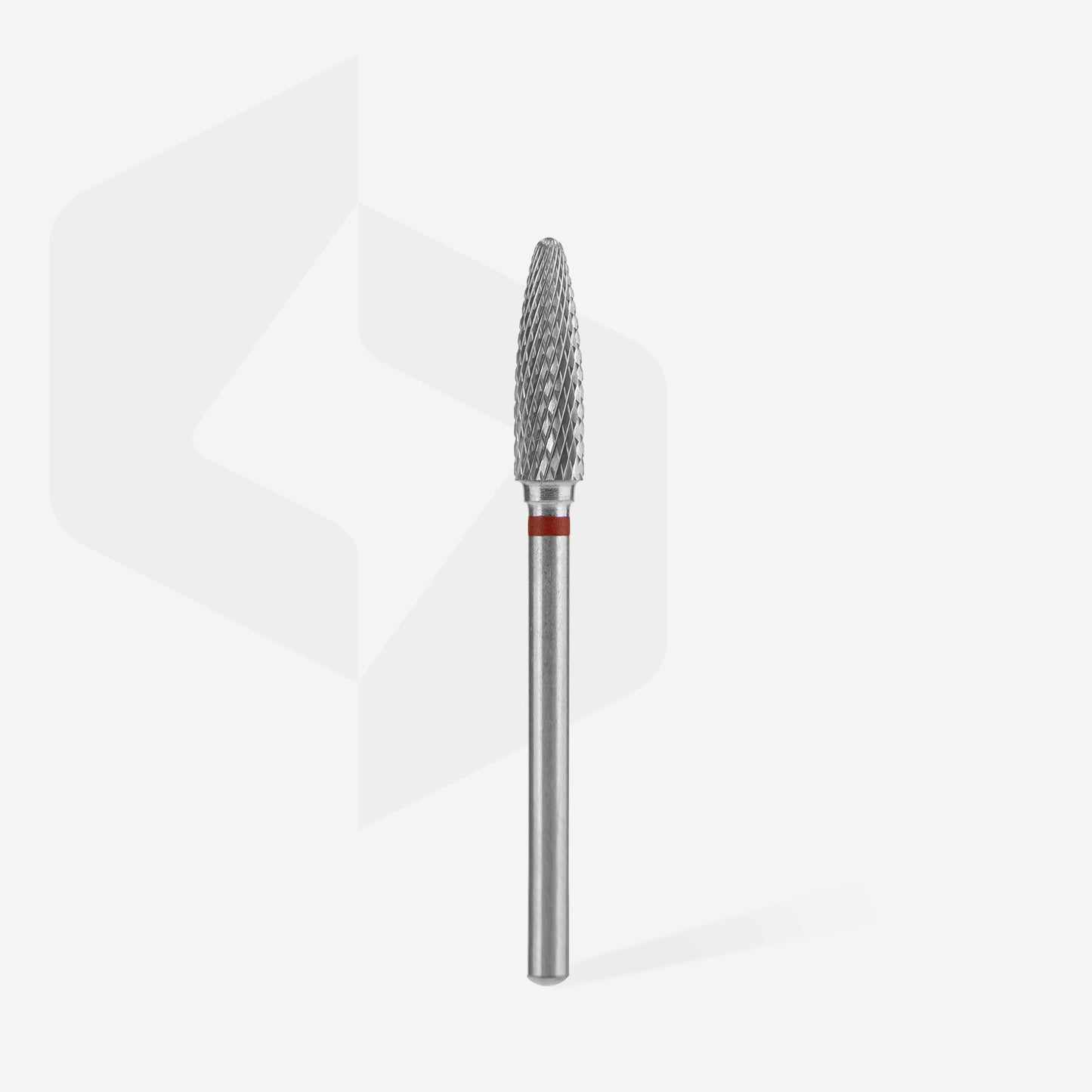 Carbide nail drill bit corn red STALEKS EXPERT head diameter 4 mm / working part 14 mm