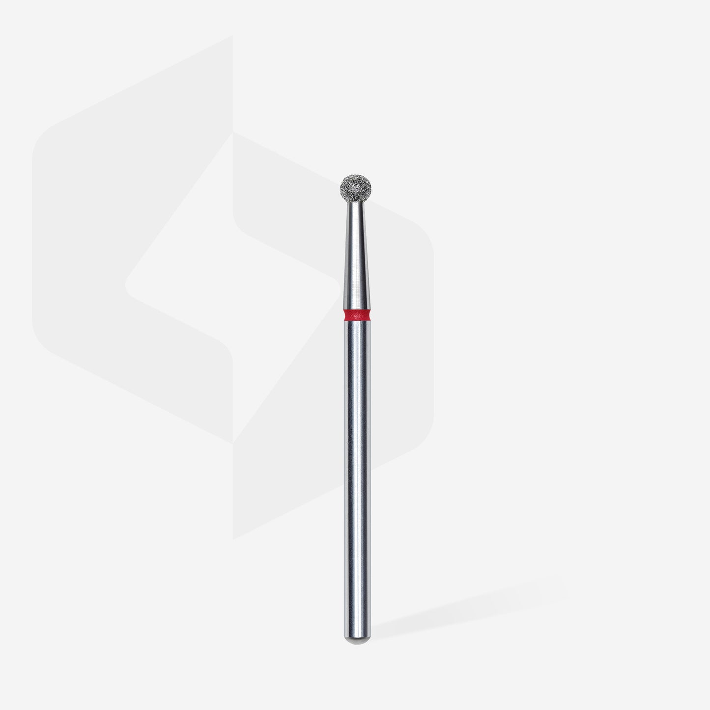 Diamond nail drill bit ball red STALEKS EXPERT head diameter 2,7 mm