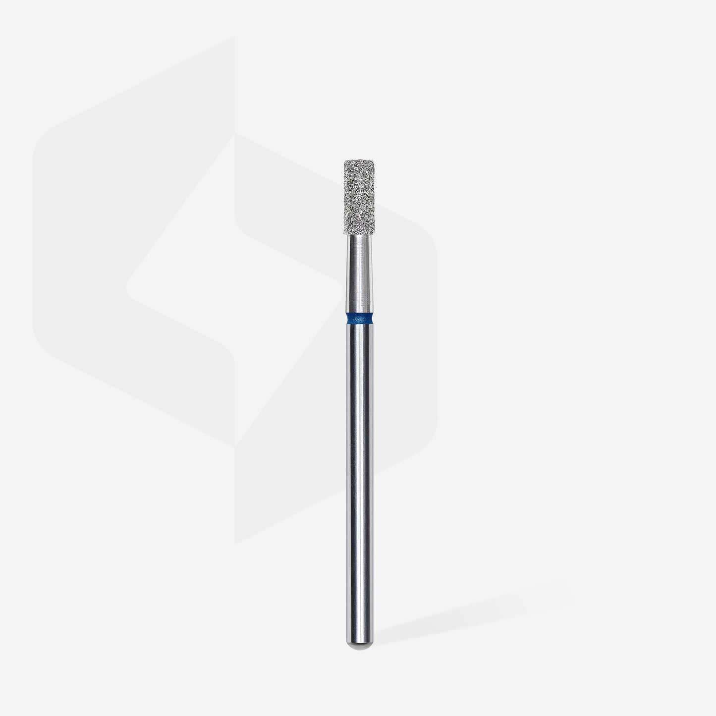 Diamond nail drill bit cylinder blue STALEKSEXPERT head diameter 2,5 mm / working part 6 mm