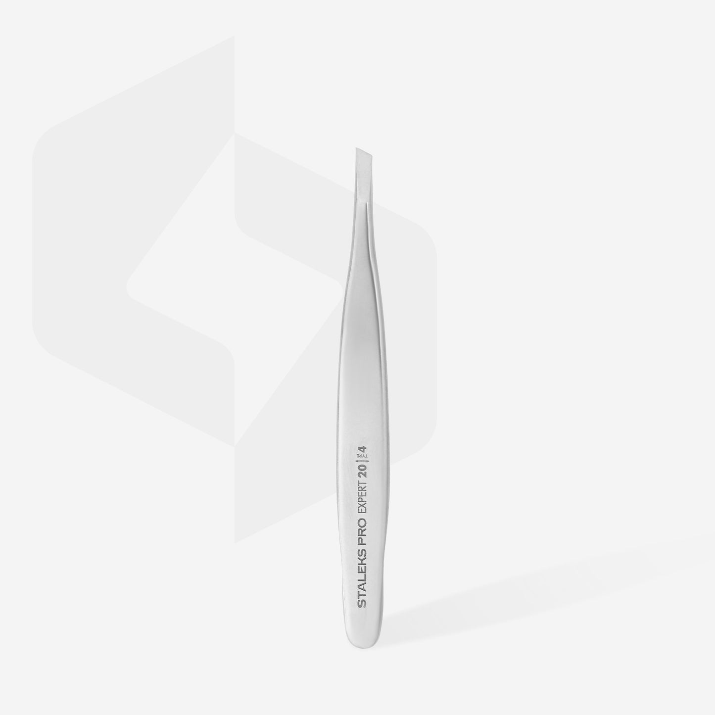 Eyebrow tweezers STALEKS EXPERT 20 TYPE 4 (narrow beveled)