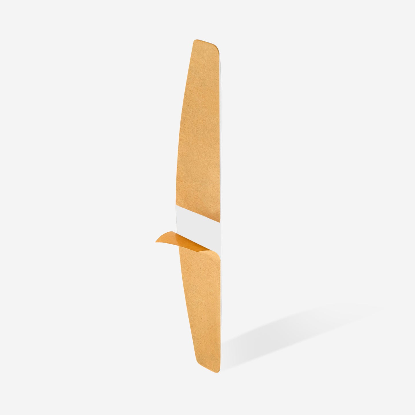 Disposable white files for crescent nail file on a soft foam layer STALEKS EXPERT 40 180 grit (30 pcs)