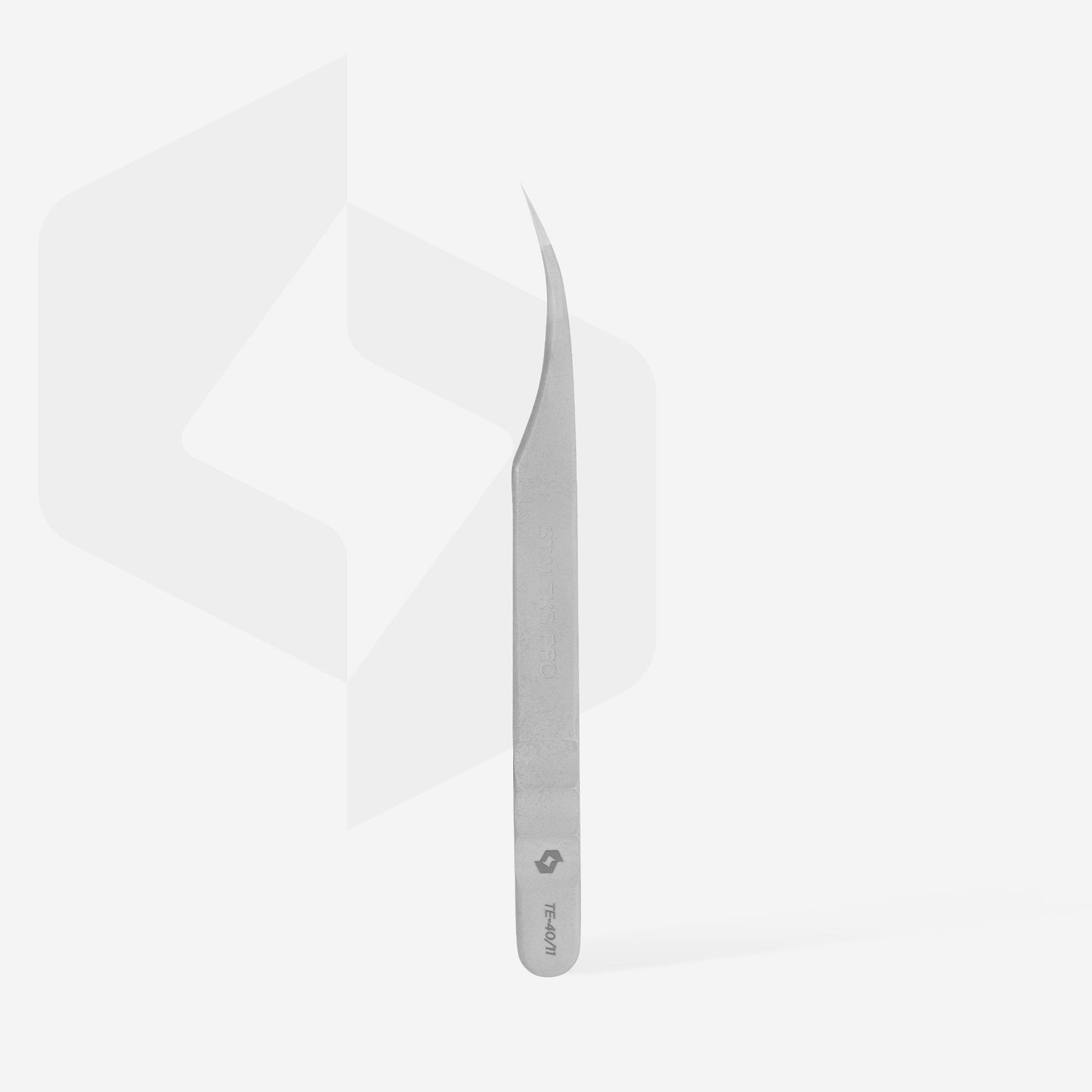 Professional eyelash tweezers STALEKS EXPERT 40 TYPE 11 (curved)