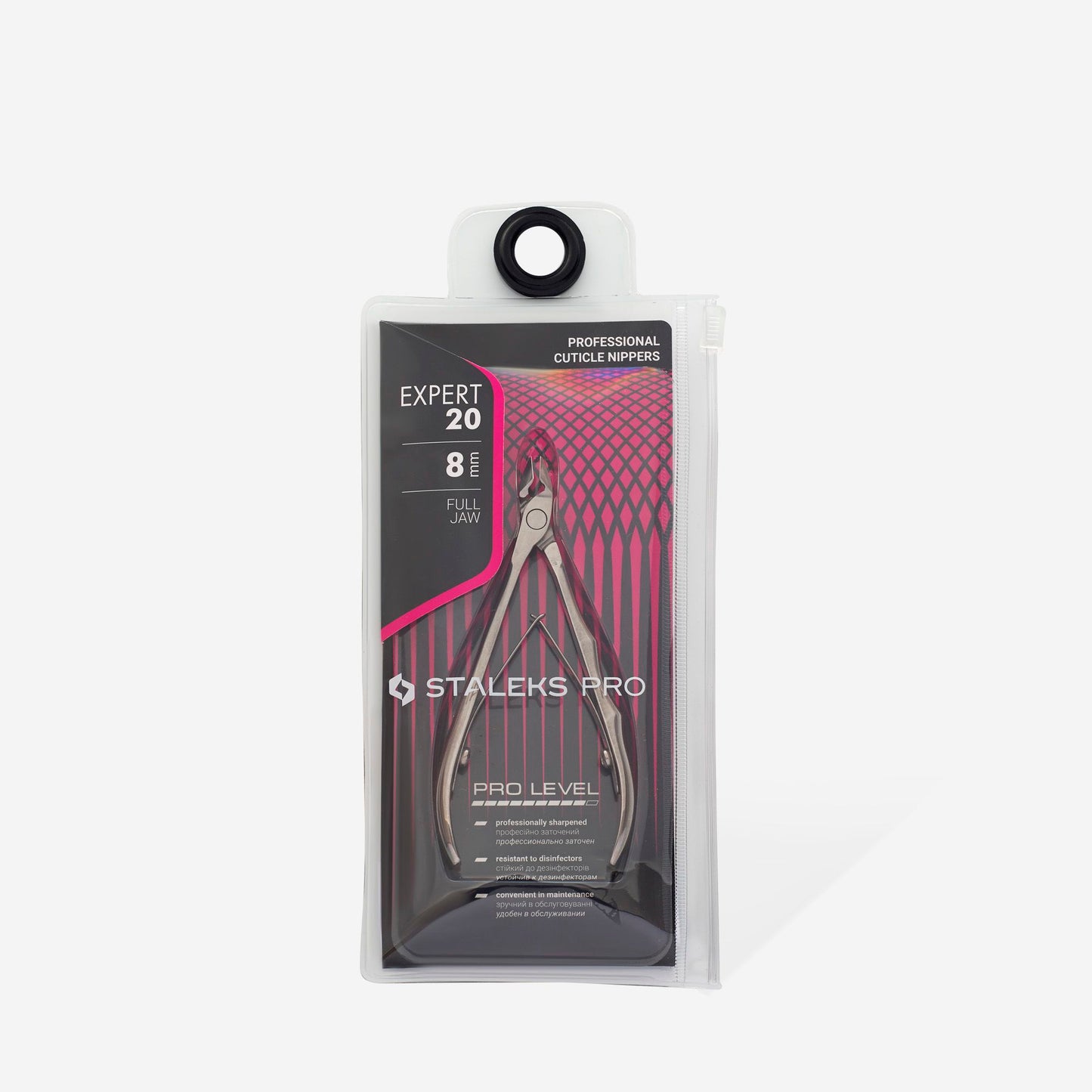 Professional cuticle nippers STALEKS EXPERT 20, 8 mm