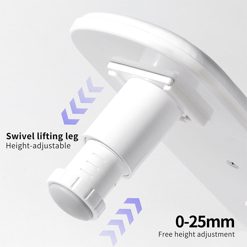 Adjustable U-Shaped Arm Rest - White