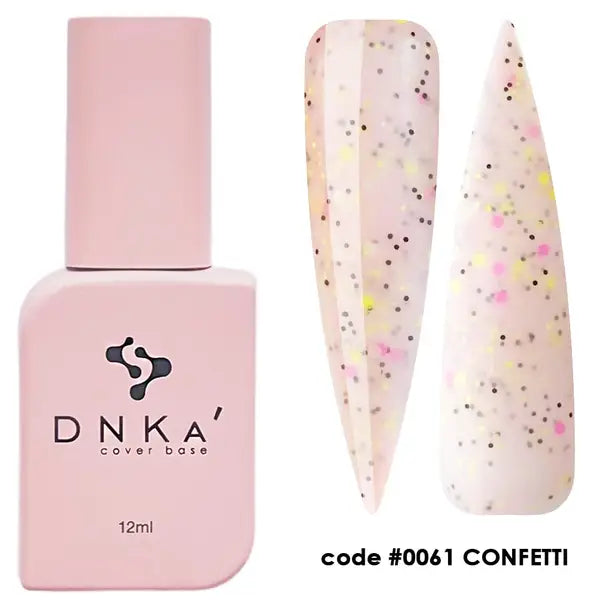 DNKa' Rubber base #0061 Confetti- 12 ml