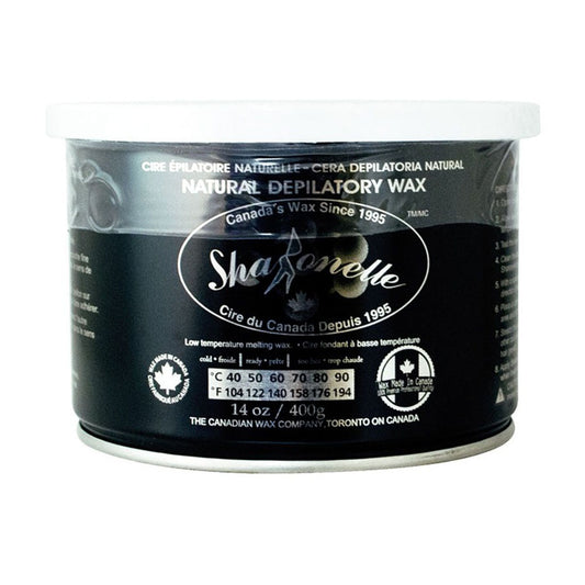 SHARONELLE NATURAL DEPILATORY WAX (14OZ/397G) - ZINC OXIDE