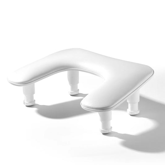 Adjustable U-Shaped Arm Rest - White