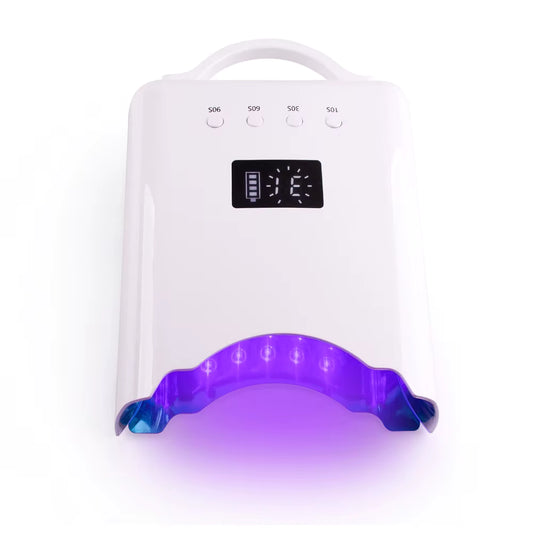 Pro Cure Rechargeable Cordless 78w Gel UV Led Nail Lamp With Removable Base