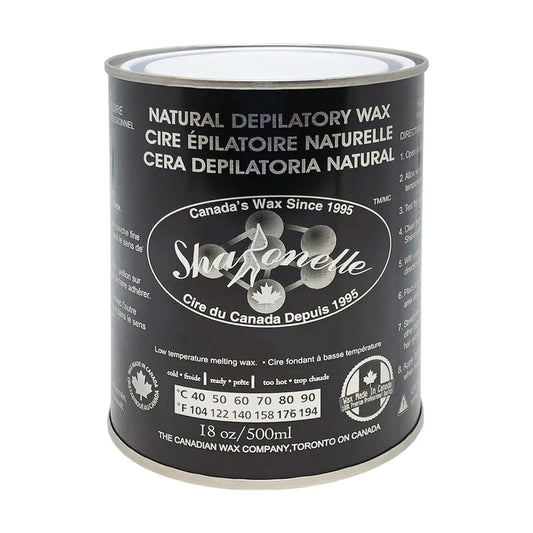 SHARONELLE NATURAL DEPILATORY WAX (18OZ/500ML) - HONEY