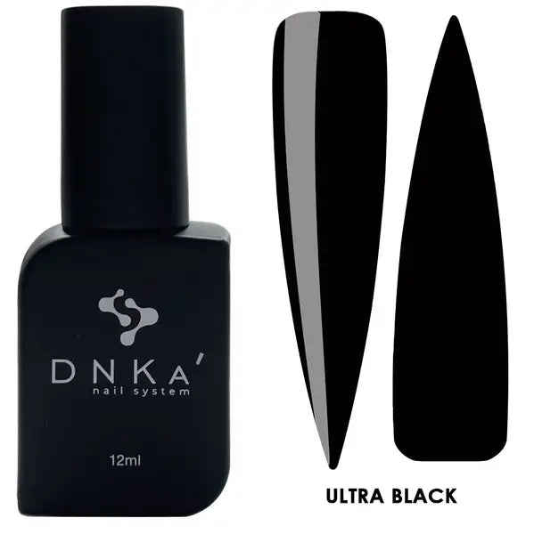Dnka' Gel Polish Colour - Ultra black 12 ml