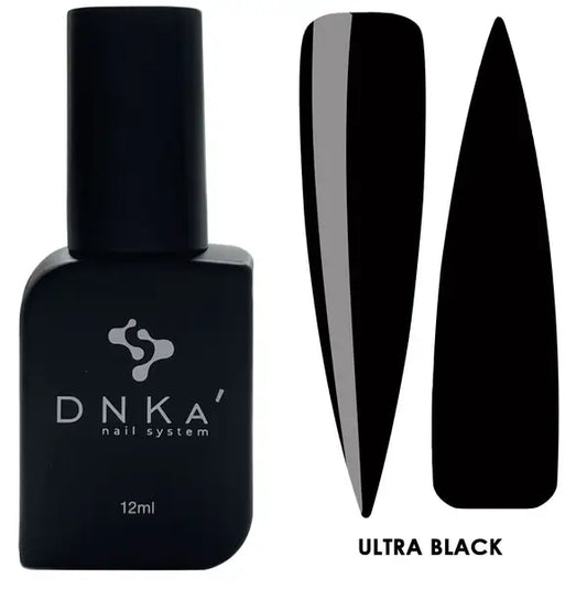 Dnka' Gel Polish Colour - Ultra black 12 ml