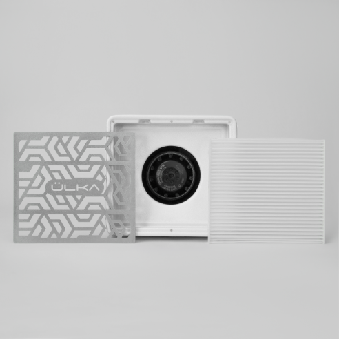 Nail dust collector Ülka Premium Heppa filter - white (52 W)